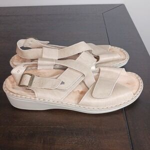 Finn Comfort Linosa Leather Open Toe Sandals Women's Size EU 42D/US 11